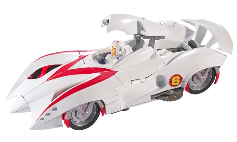 Illustration for article titled Speed Racer vs. Batmobile Zoomdown: Entire 2008 Toy Lineup Get Us All Revved Up